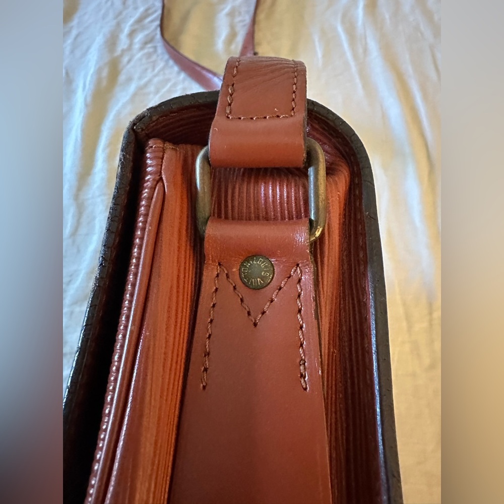 Louis Vuitton Cartouchiere Epi Leather crossbody cognac brown - Picture 3 of 11